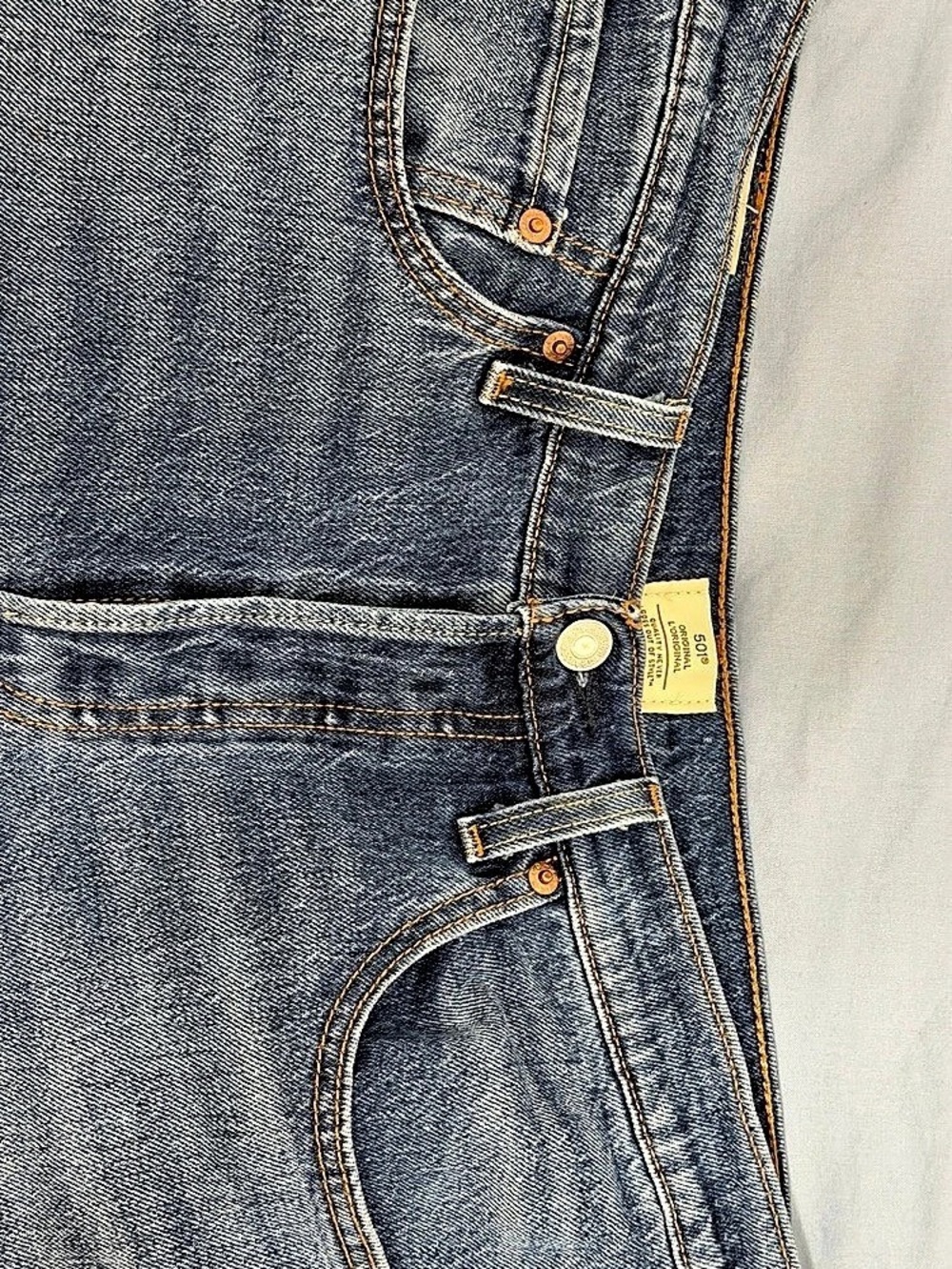 Levi's 501 Straight Leg Jeans Blue Waist 30